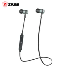 ZRSE Wireless Bluetooth Sport Earphone Noise Cancelling Headphone Metal Earphone bluetooth headset With Microphone for phone