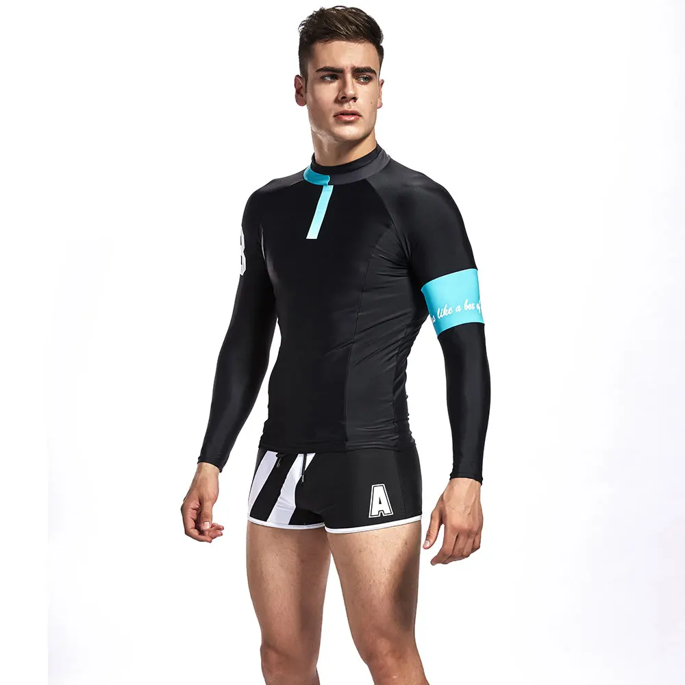 الرجال الجسم الدعاوى الرياضة القماش رياضة السباحة تي شيرت ضيق أعلى ملابس السباحة الغوص رقيقة بذلة تشغيل الملابس قمم إركب الرياح تصفح الرجال الجسم الدعاوى الرياضة القماش رياضة السباحة تي شيرت ضيق أعلى ملابس السباحة الغوص رقيقة بذلة تشغيل الملابس قمم إركب الرياح تصفح