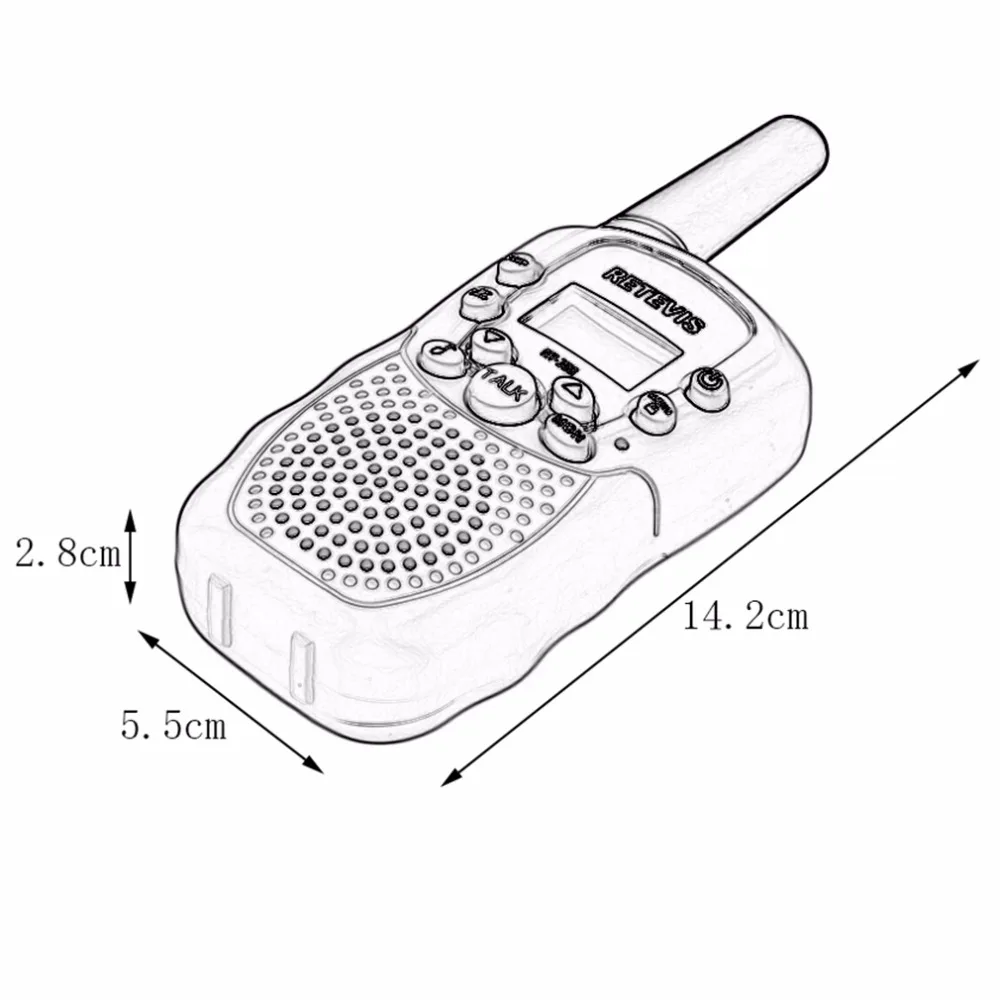 Мобильное радио kebidumei 2x-RT-388 рация Talkie-0.5W 22CH двухсторонняя-радио для детей-Детские электронные портативные