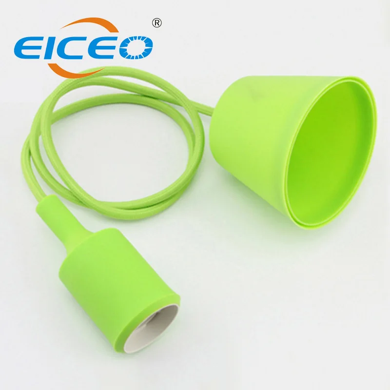 

NEW E27 Color Lamp Hanging Line Chandelier Single Head for Bedroom Hotel Living Room Dining Room Home Lighting with E27 Holder
