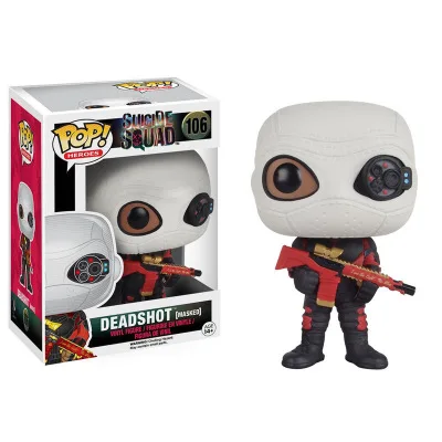 FUNKO POP отряд самоубийц Харли Квинн Джокер Дэдшот 10 см Виниловая фигурка