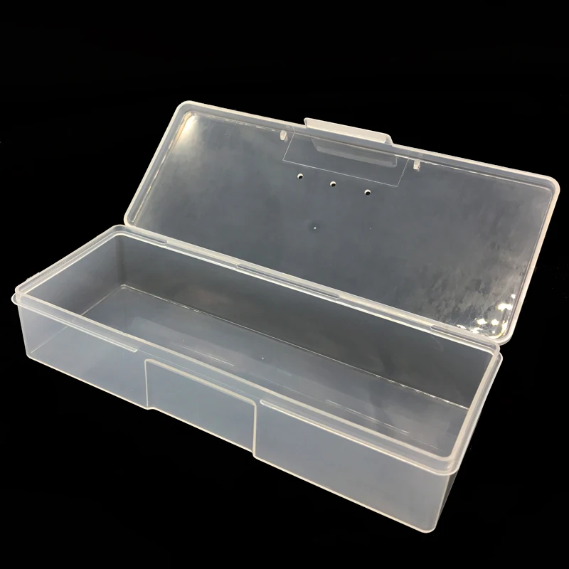 Новое поступление коробка для хранения Пластик пустой корпус Nail Инструменты Professional Nail Расставить Рисунок заклепки щетки контейнер