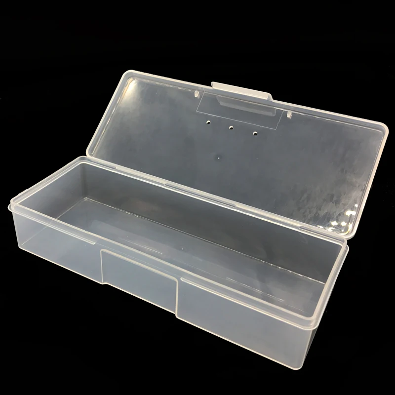 

New Arrive Storage Box Plastic Empty Case Nail Tools Professional Nail Dotting Drawing Studs Brush Holder Container Accessoires