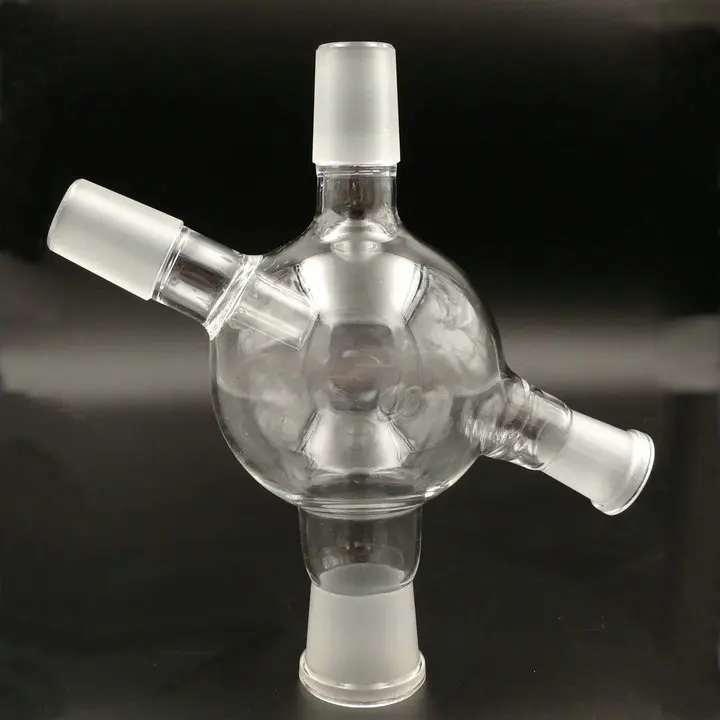 1pc/lot Four Connector Rotating evaporator accessories, 4 links flask