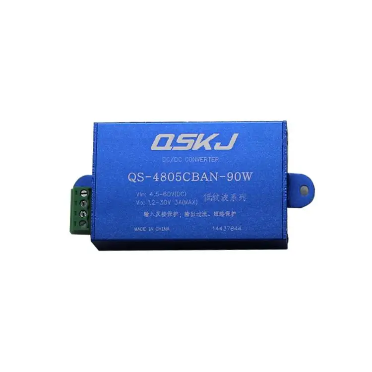

Low Ripple 90W DC 4.5~60V to 1.25~30V Adjustable Voltage Step Down Module