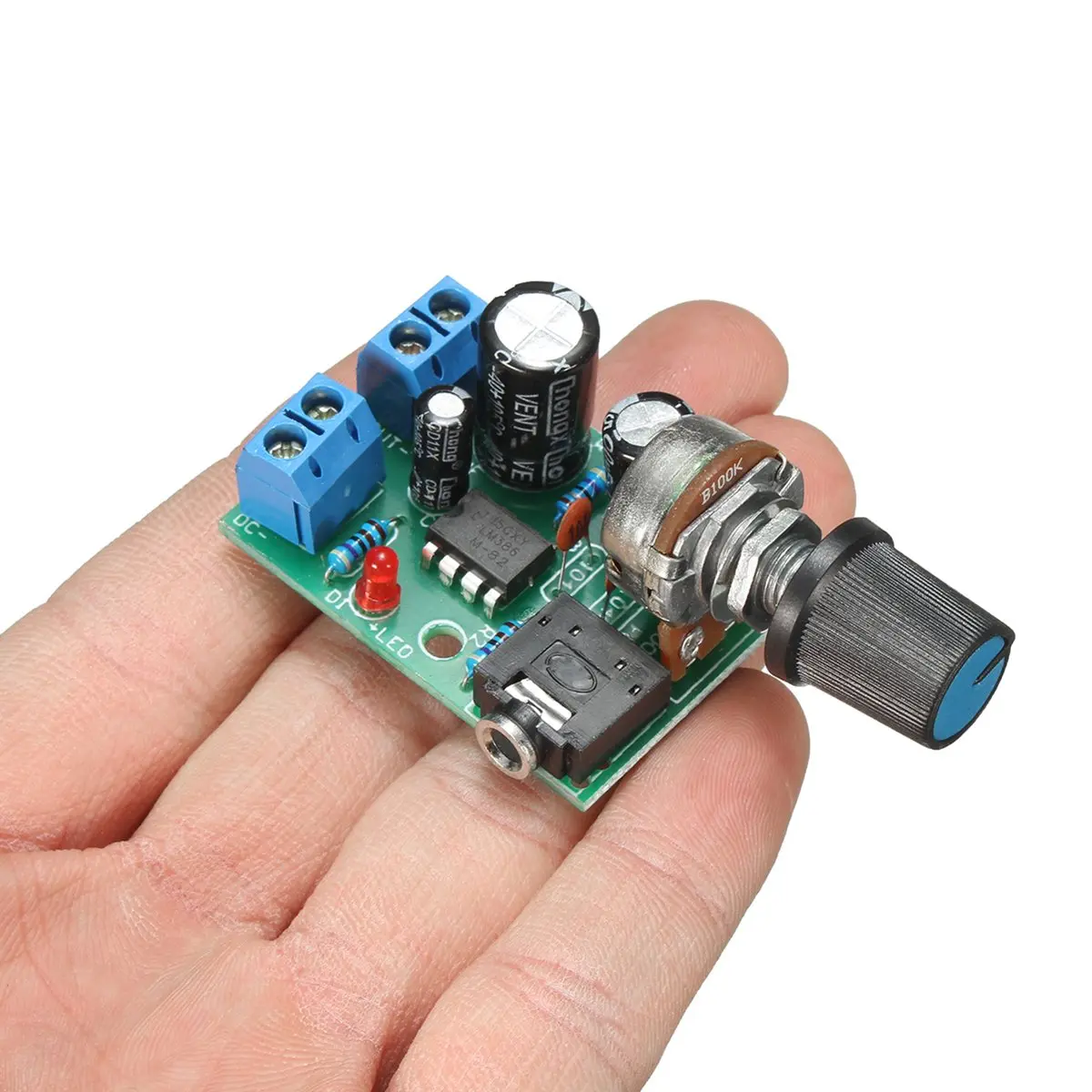 DC 5V~12V 6V 9V LM386 Mini Micro Audio Power Amplifier Board Amp Module HIFI