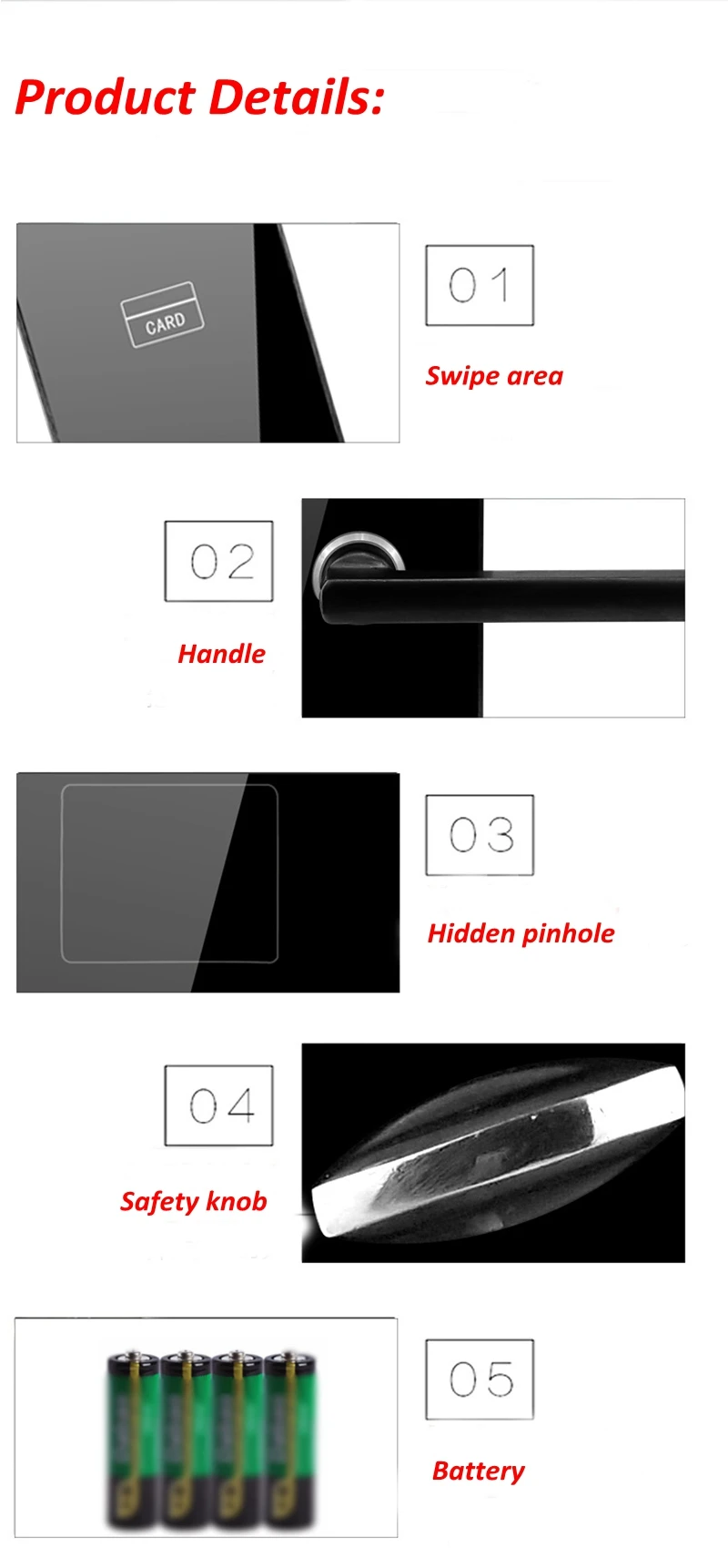 IC Card Smart Lock 11
