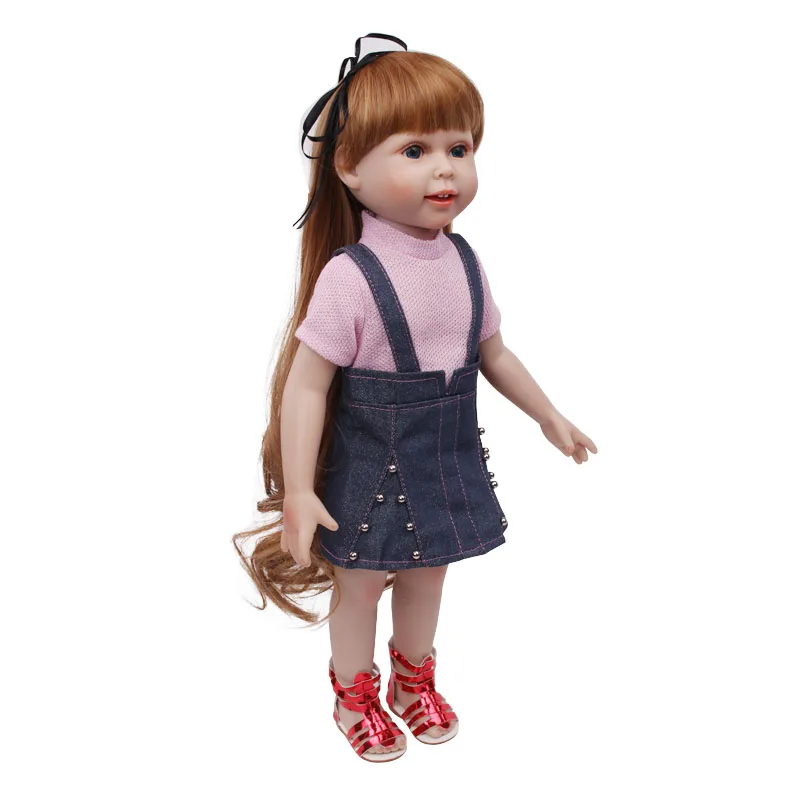 Кукла ручной работы цвет платье+ повязка на голову, 18-дюймовые куклы костюм куклы и аксессуары для Christmasc527