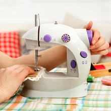 TTLIFE Handheld sewing machines Dual Speed Double Thread Multifunction Electric Mini Automatic Tread Rewind Sewing Machine