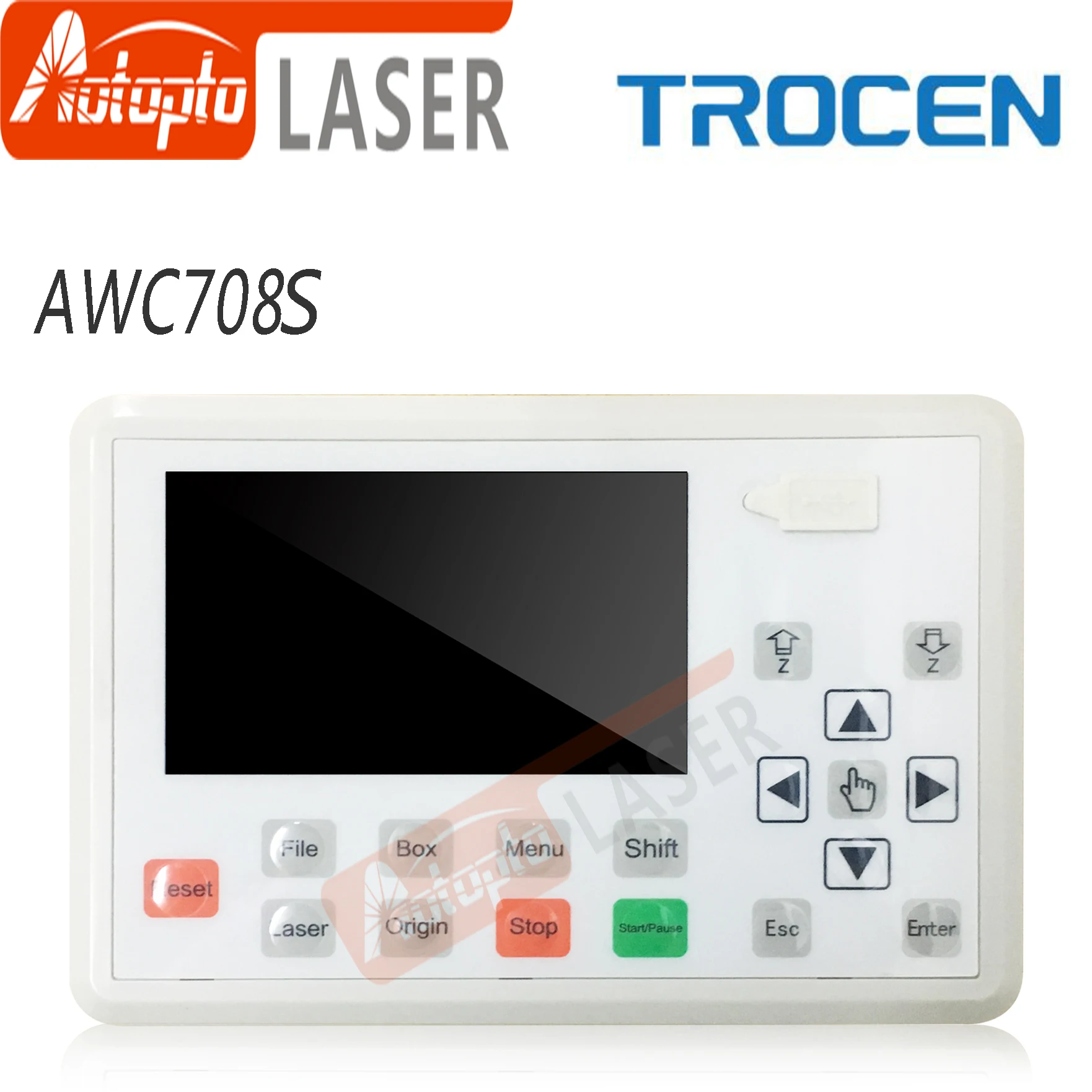 

Trocen AWC708S Co2 Laser Controller System for Laser Engraving and Cutting Machine Replace AWC708C Lite Ruida Leetro