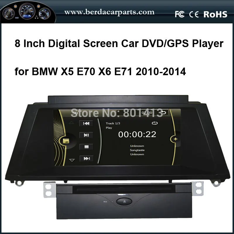 

Car DVD Player For BMW X5 E70(2010--2014) BMW X6 E71 E72(2010-2014) FitsThe car original with 8.8" screen