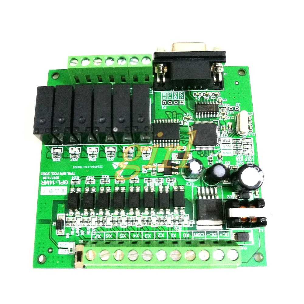 

STM32 optocoupler isolation 8 input 6 output relay serial port large power transistor industrial control development board PLC