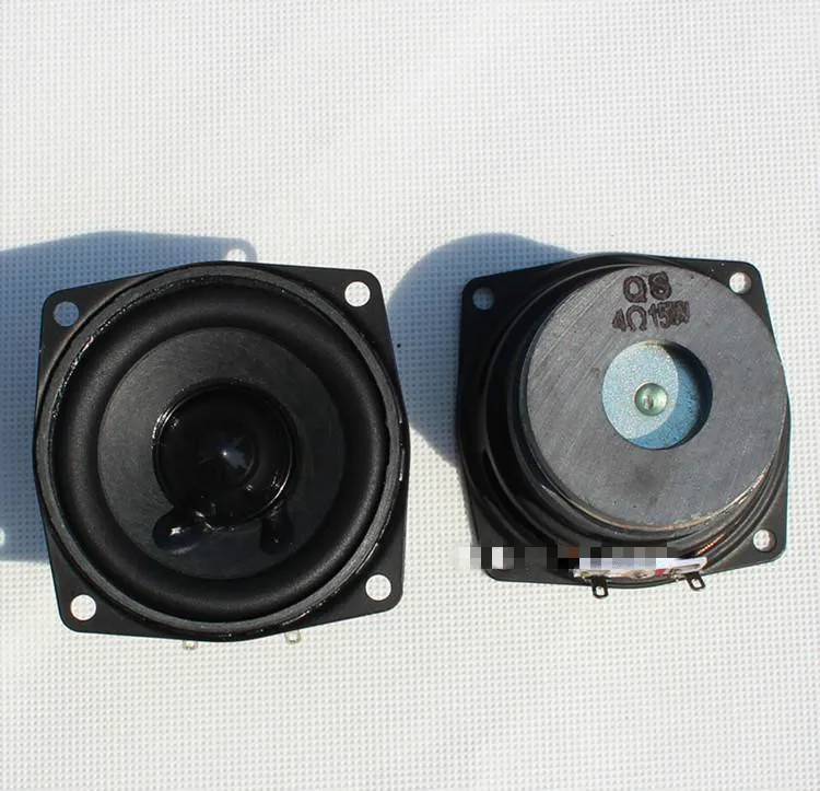 2pcs 2.5 inch 4 ohm 15W bass speaker HIFI Full range speakers dual
