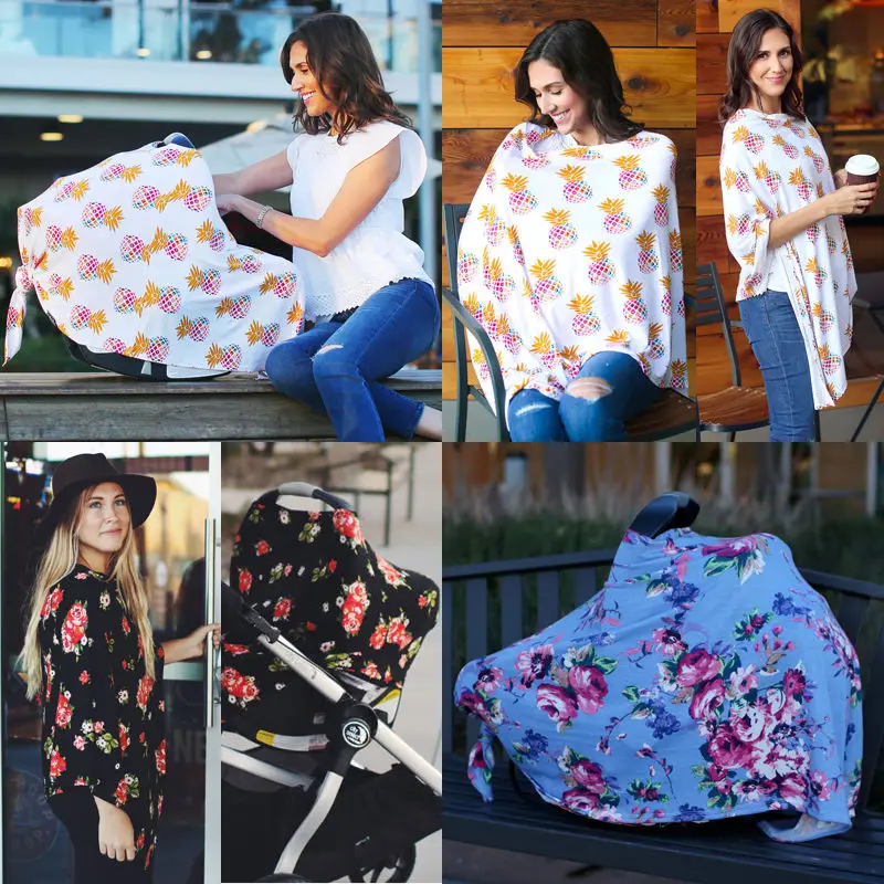 2018 Brand New Baby Breastfeeding Mum Udder Covers Nursing Cotton Poncho Cover Up Shawl Blanket