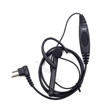 

XQF 10pcs Portable Ear Bar Mic Earpiece Headset Mic for Motorola Two Way Radio Walkie Talkie CP150 CP200 GP88S RDX RDU2020 EP450