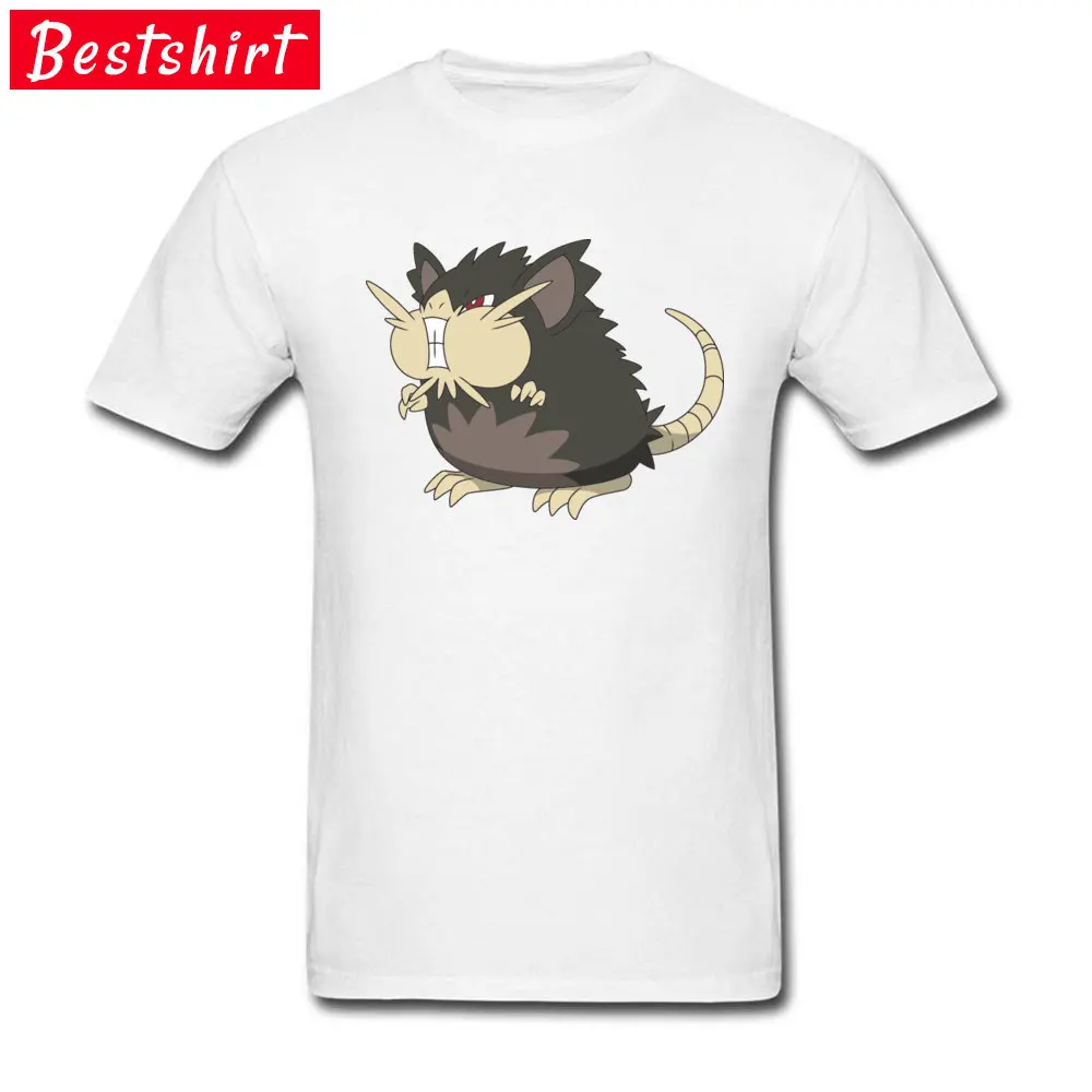  Print Tops T Shirt New Coming Short Sleeve Men's T Shirt TpicOriginaltitle Classic Father Day Tops Shirts O Neck Raticate white