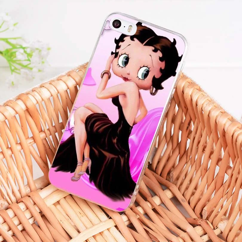 MaiYaCa betty boop, мягкий ТПУ чехол для телефона, аксессуары, чехол для Apple iPhone 8, 7, 6, 6S Plus, X, 5, 5S, SE, 5C, 4, 4S чехол, funda