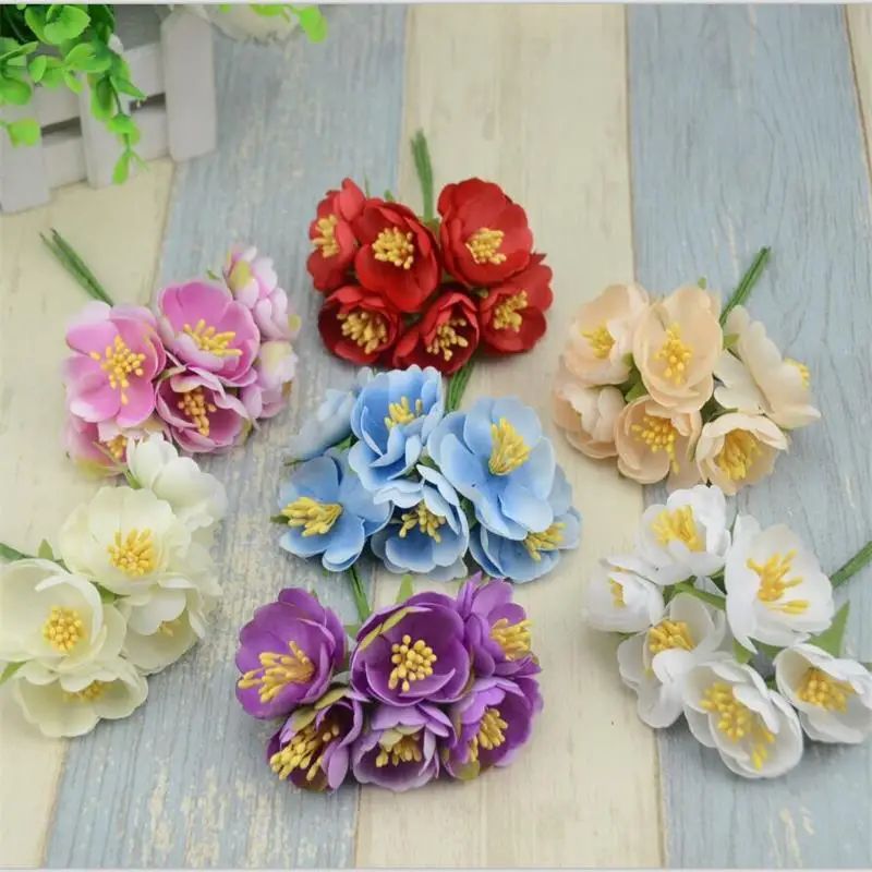 Online Get Mini Fabric Flowers Aliexpress Com Alibaba Group Silk Fabric Flower Series Hand Painting Digital Printing Cloth 20 20cm Thick Cotton And Linen