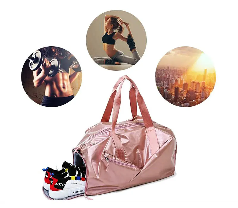 Спортивные сумки для женщин с отделением для обуви, спортивная сумка для спортзала с мокром карманом, новые женские спортивные сумки для йоги, дорожные сумки для багажа