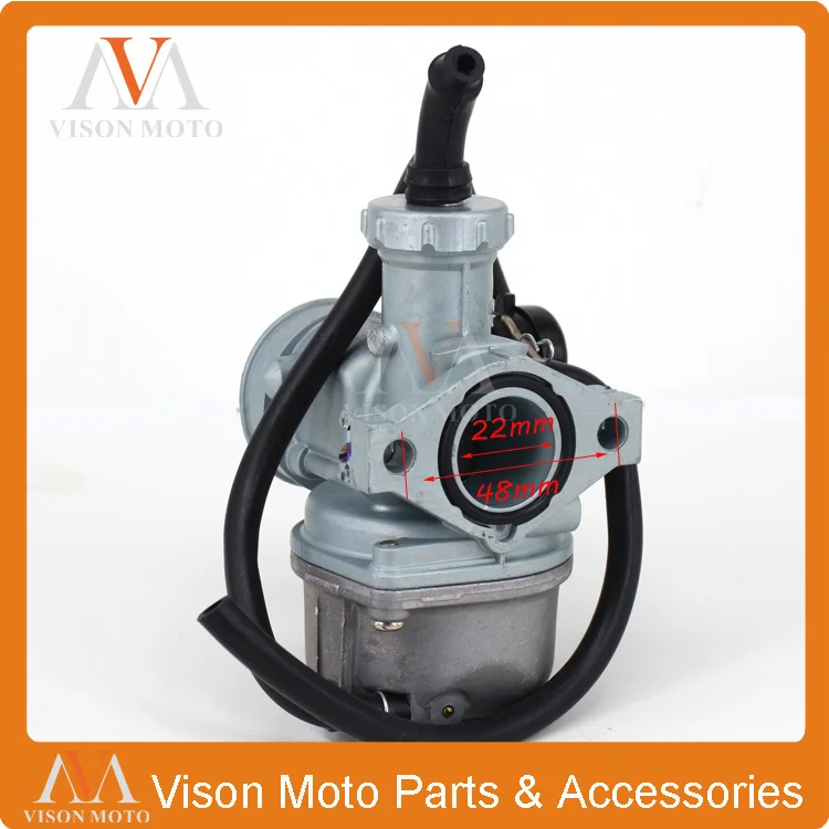

Hand Choke PZ22 22mm Carb Carburetor For 110cc 125cc Motorcycle Pit Dirt bike ATV Quad Motocross monkey bike KAYO Bosuer