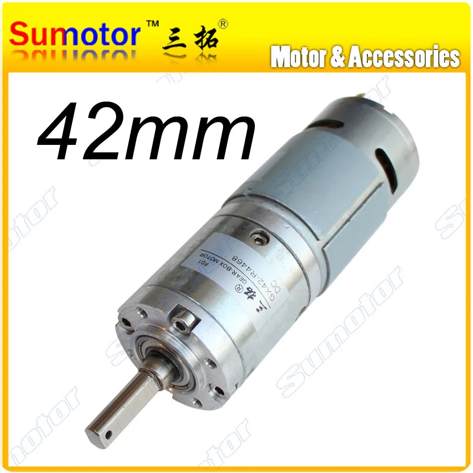 

GX42 D=42mm 12V 24V low speed DC Planetary geared motor DC brushed motor long life-span big torque Planetary gear box for Milker