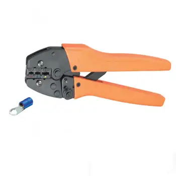

20-10AWG 0.5-1.5,1.5-2.5,4.0-6.0mm² Insulated Terminals Ratchet Crimping Plier