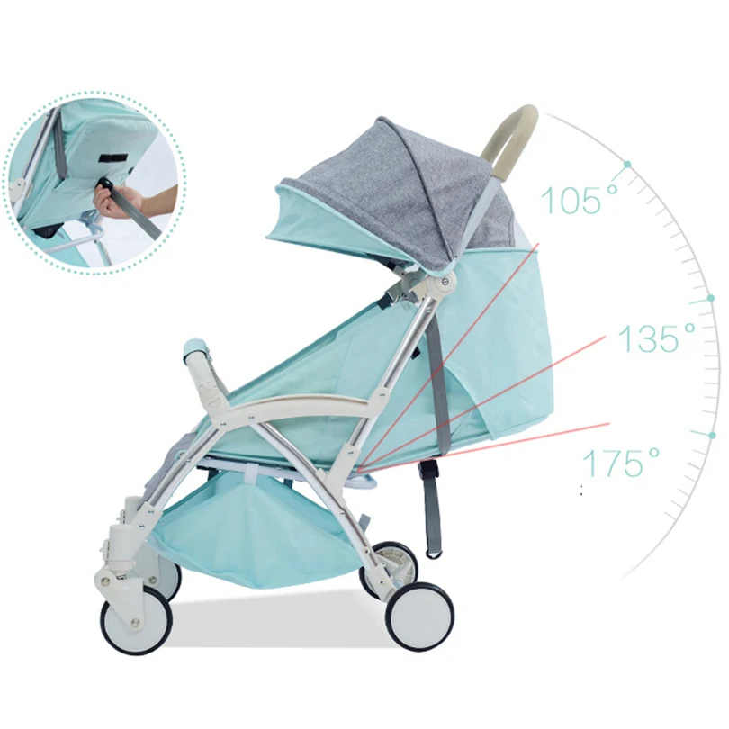 New Design Lightweight Baby Stroller Baby Traveling Outside Folding Stroller Aluminum Alloy Baby Carriage Children Pushchair New Design Lightweight Baby Stroller Baby Traveling Outside Folding Stroller Aluminum Alloy Baby Carriage Children Pushchair