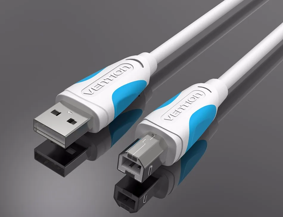 Vention usb кабель для принтера высокоскоростной A-B папа-папа usb кабель для принтера Синхронизация данных для 3d принтера этикеток lenovo 1 м 2 м 3 м