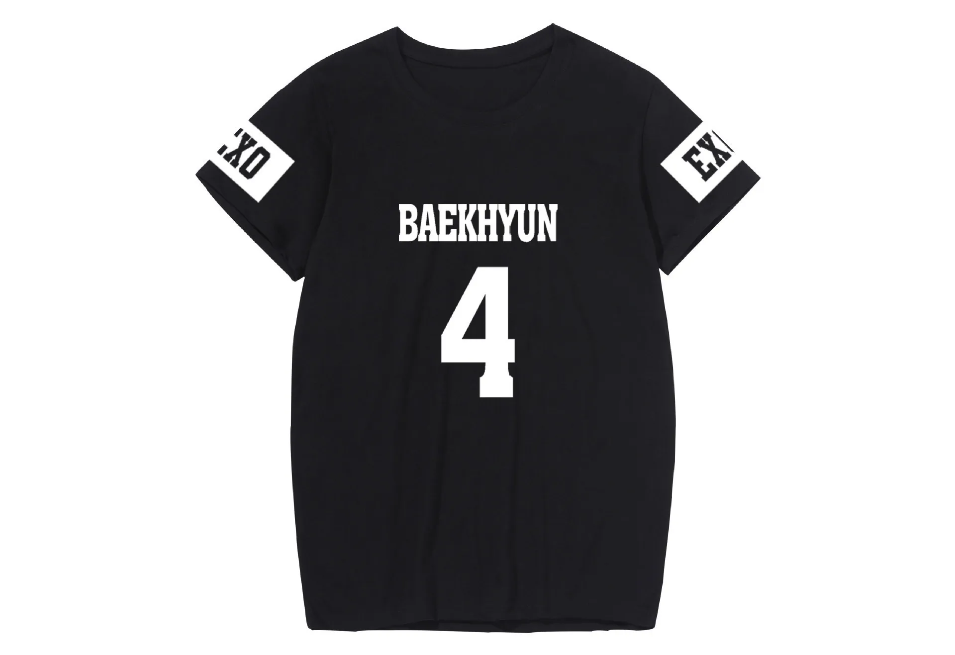 

KPOP EXO T Shirt Women Short Sleeve Tshirt Vogue 2019 New Style Clothes Tee Shirt Femme Oversized 4xl Suho Chen Kai Lay