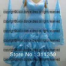 KAKA dance B130319-стандартное бальное платье для танцев, платье для соревнований бальных танцев, женское, взрослое бальное платье для девочек