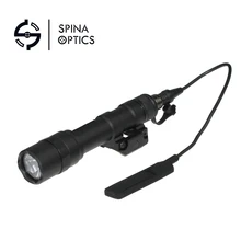 SPINA оптика тактическое оружие огни M600 M600B светодиодный пистолет с фонарем оружие Свет для M1913 рельсовый прицел рельса