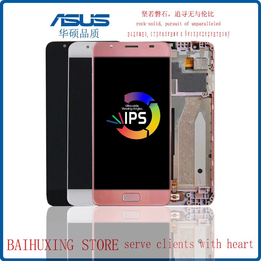 5 0 &quotоригинальный для asus Zenfone 4 Max pegasus 4A ZB500TL ЖК дисплей с сенсорным экраном рамкой