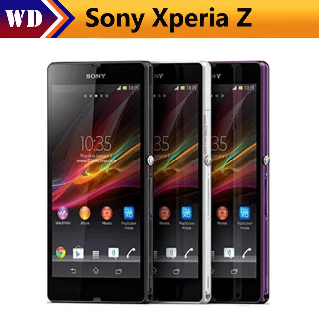 

Original Sony Xperia Z L36h C6603 3G&4G Mobile phone 5.0" Quad-Core 2G RAM 16GB ROM 13.1MP Camera Unlocked Cell Phone