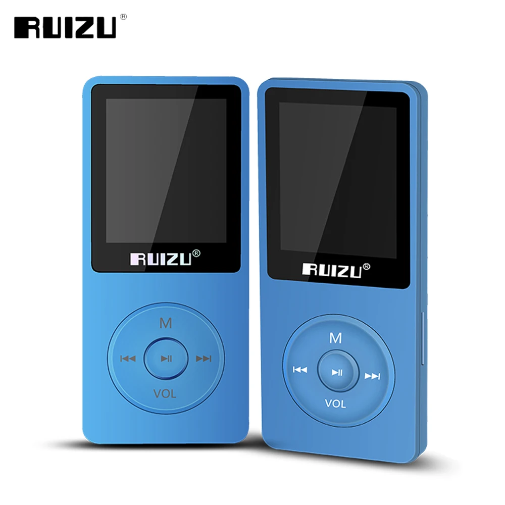  Original RUIZU X02 English Version MP3 Player 4GB 8GB 16GB Music Player With FM Radio Video E-book 