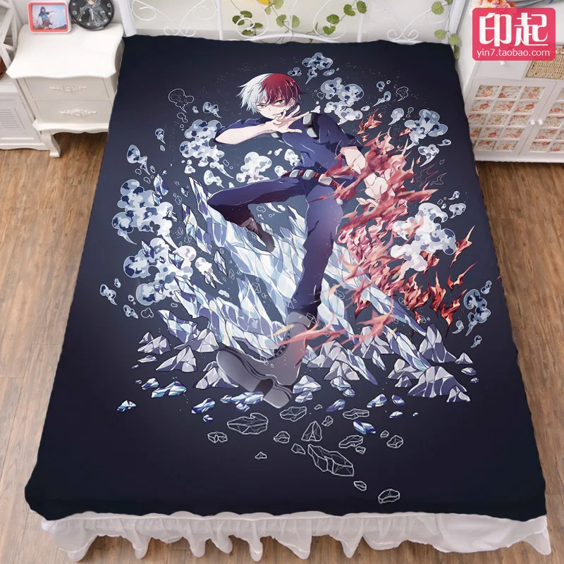 Обновление Август аниме Моя геройская Академия bakugo katsuki & Todoroki Shoto простыня для