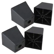 Черный пластиковый трапециевидный диван мягкая мебель ножки 97x98x65 мм упаковка из 4