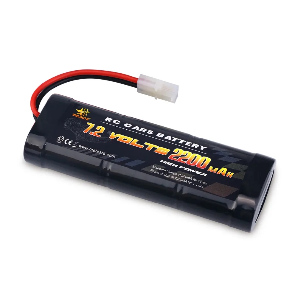 7.2v 2200mah Nimh Rechargeable Rc Battery Pack With Tamiya Plug For Rc