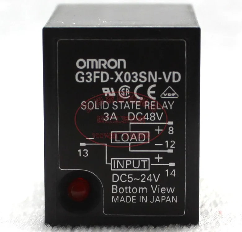 

Free shipping Original imported genuine Omron (Nissan) OMRON solid state relay G3FD-X03SN-VD