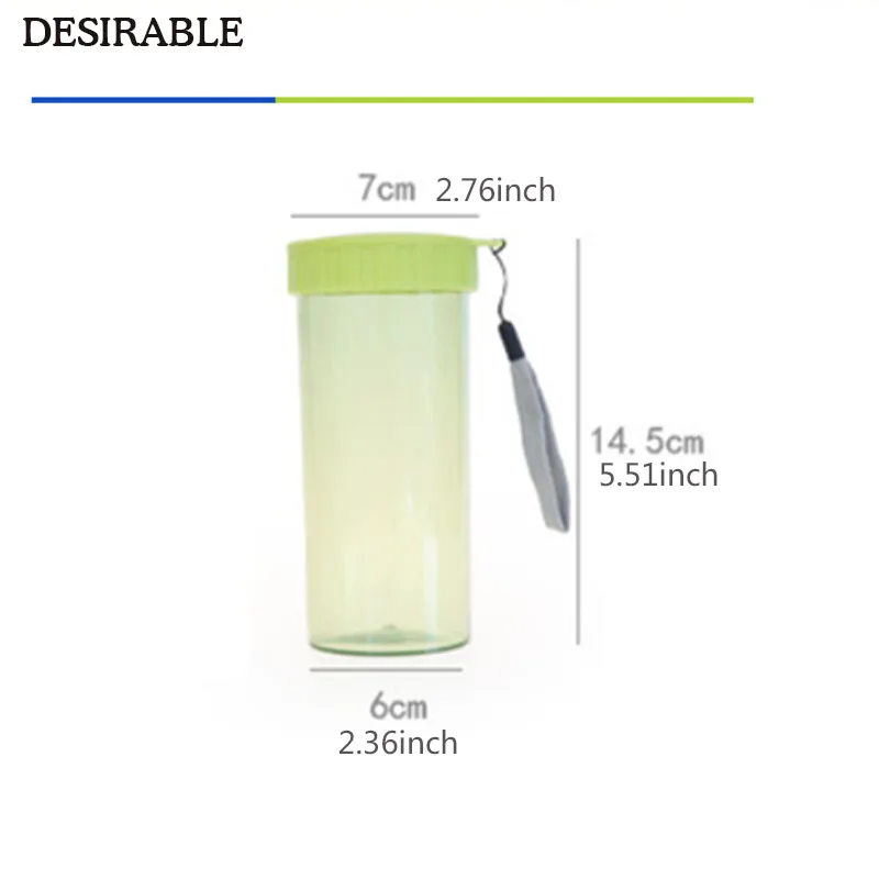 Здоровый бутылка для воды 350 мл простой Портативный пространство спорт Drinkware