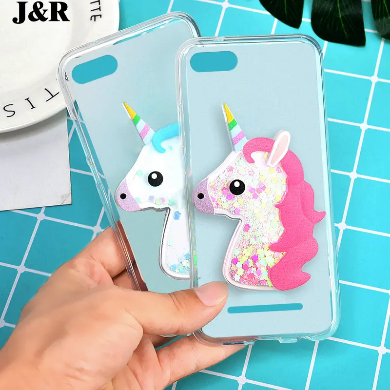 Soft Case For BQ BQS-5020 Strike Cover Silicon Cases For BQ BQS5020 BQS-5020 Phone Bags Liquid Quicksand Owl Unicorn Shell Girls