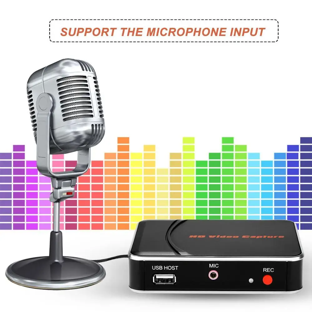 Cartão de Captura Dispositivo de Gravação de Vídeo Captura de Jogo p do Jogo de y Mic em Ezcap280h Hdmi Usb Suporte hd 1080 & h - Imagem 3