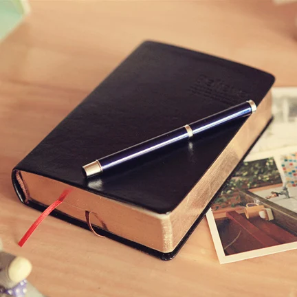 Korean stationery 240sheets 17*12cm (1inch=2.54cm) believe Bible in thick diary the faux leather cover notebook Notepad Korean stationery 240sheets 17*12cm (1inch=2.54cm) believe Bible in thick diary the faux leather cover notebook Notepad