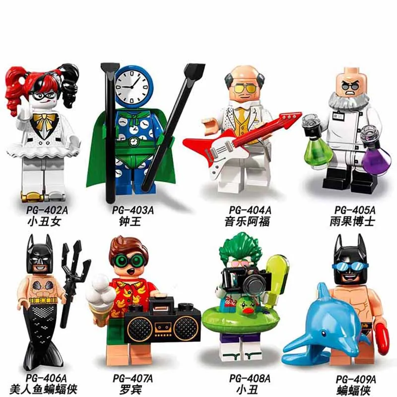 

Hot superheros Mela Neptune Building Blocks Figures Batman Ironman Model Bricks Comeplite with technic toys JM166