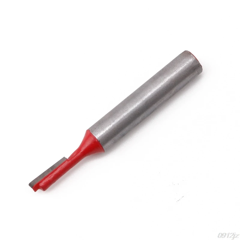 1/4 &quotхвостовик 1/8&quot лезвие карбида одинарная Флейта с наконечником прямой фрезы