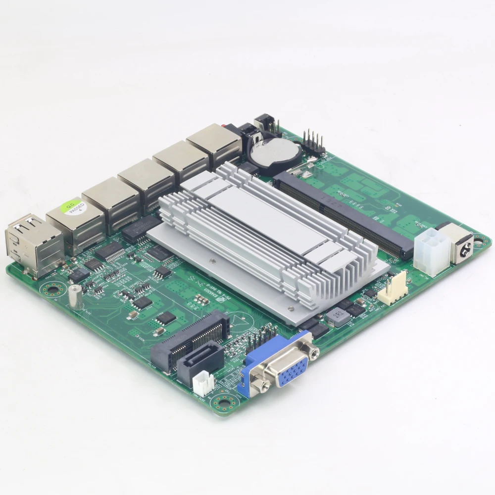 لوحة تحكم رئيسية itx مصغر إنتل سيليرون J1800 مع 4x1000 ميجابايت لكل ثانية إنتل جيجابت إيثرنت USB VGA RJ45 جدار الحماية راوتر الأجهزة Pfsense