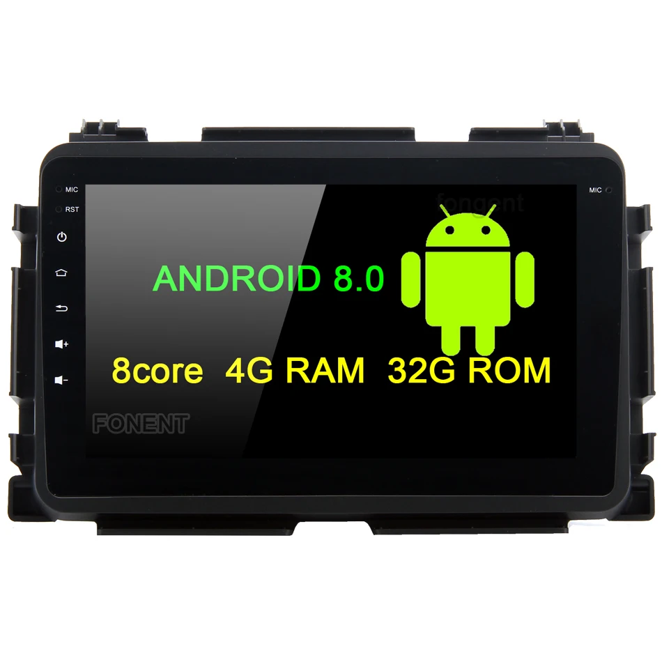 

Fongent 8" Android 8.0 Car GPS Radio Player for Honda Vezel HR-V HRV 2014-2017 with Octa Core 4GB+32GB Auto Stereo Multimedia 4G