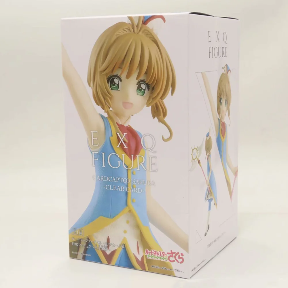EXQ Card Captor Sakura Kinomoto экшн фигурка игрушки прозрачная карточная кукла Аниме Figma