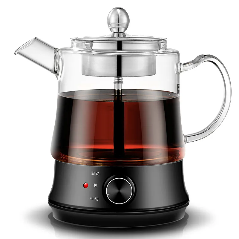 Boil tea ware Glass black pu 'er automatic electric heating kettle
