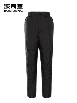 

BOSIDENG women's down pants 90% down pant for women plus size home underwear pant high quality warm in cold winter B80130016
