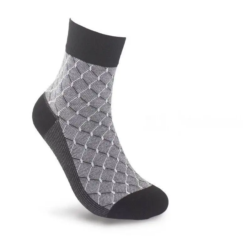 10 шт. = 5 пар/лот, мужские Модные Повседневные носки из бамбукового волокна, удобные мужские носки высокого качества, деловые носки